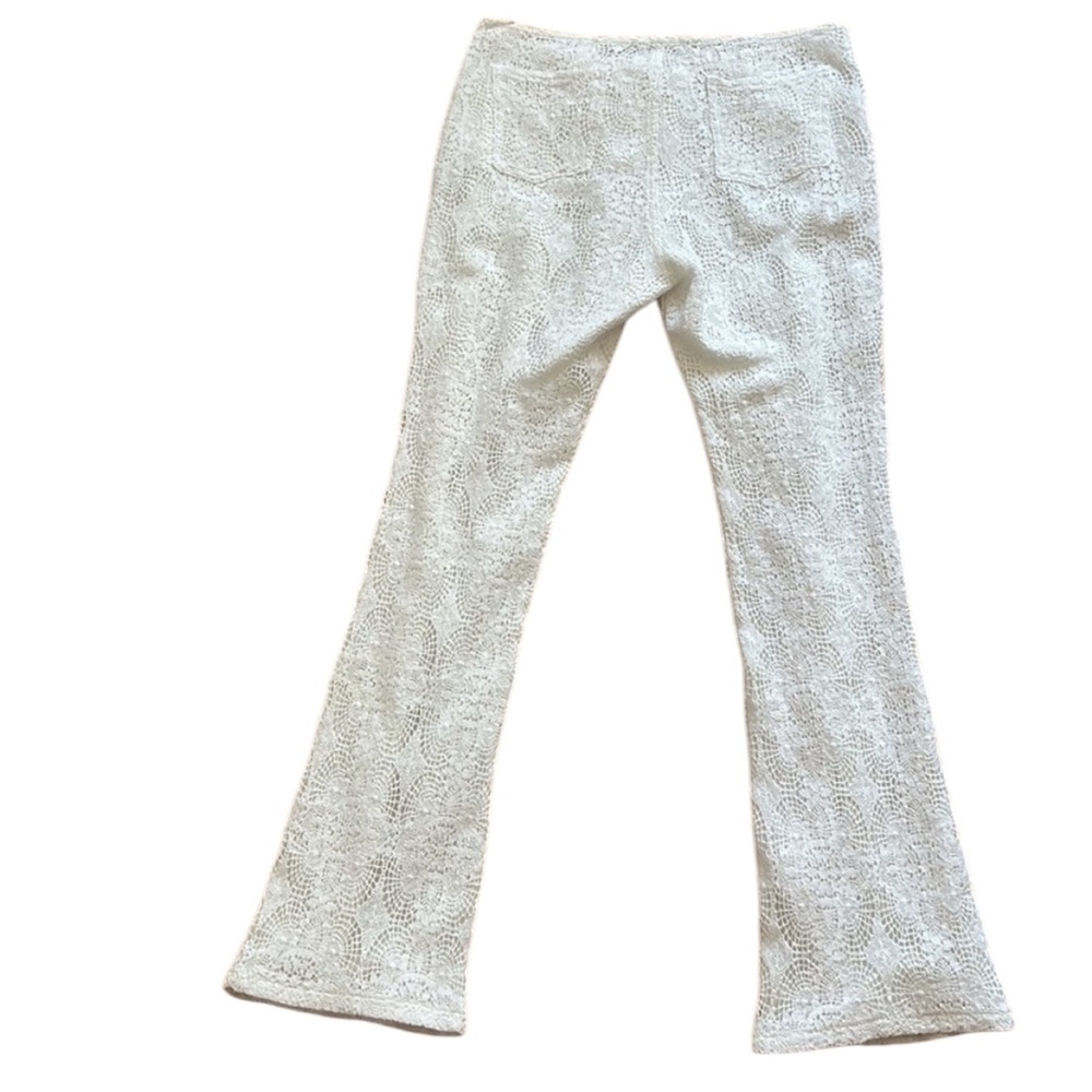 Vintage Y2K White Crochet Pants - Picture 2 of 10